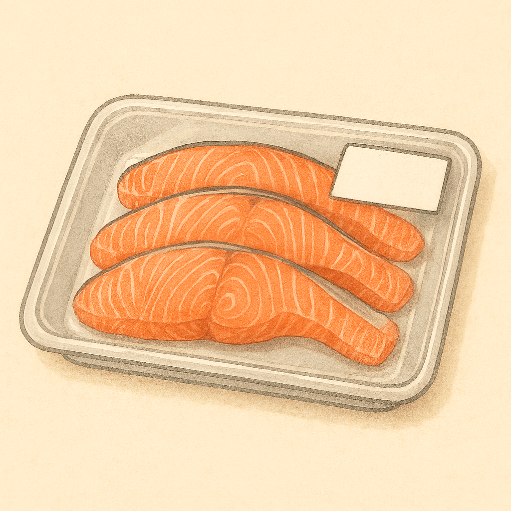 鮮度の良い切り身魚のイメージ画像