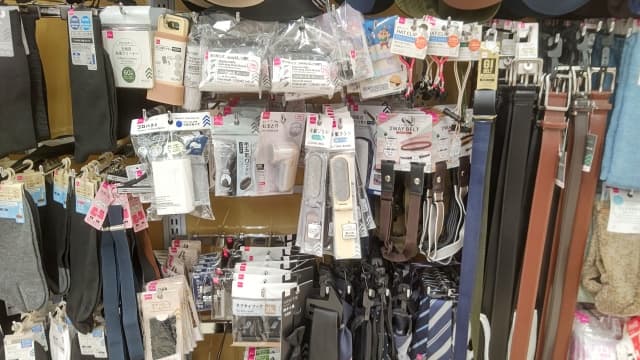 DAISOパシオス南加瀬で陳列してある洋服ブラシ(ミラー付)の画像